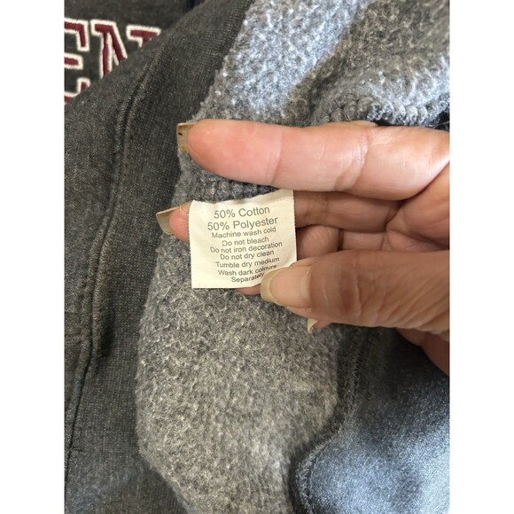 Under Armour Loose Cold Gear Mens XL  Gray Pullover 1/4 Zip Fleece Jacket - Picture 7 of 7